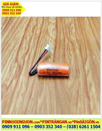 Pin ER10/28 _Pin Sonnecell ER10280; Pin nuôi nguồn ER10280 lithium 3.6v 2/3AAA 450mAh chính hãng